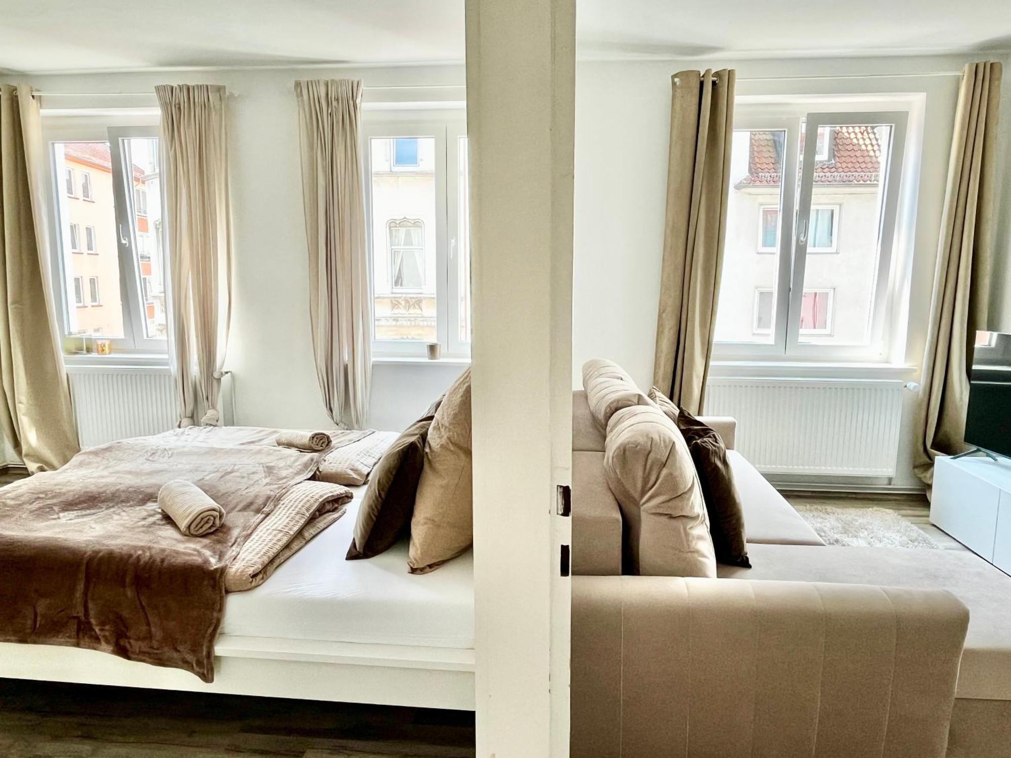 Design Apartment - Kingsize Bett - Kueche - Zentral Ганновер Экстерьер фото